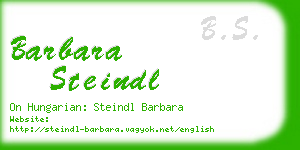 barbara steindl business card